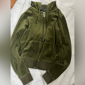 Olive green matching track suit